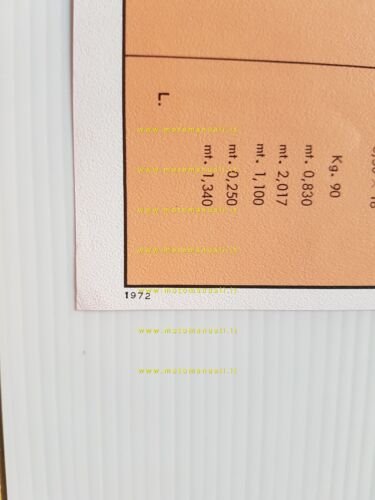 SWM Six Days 100 - 125 1972 depliant originale italiano