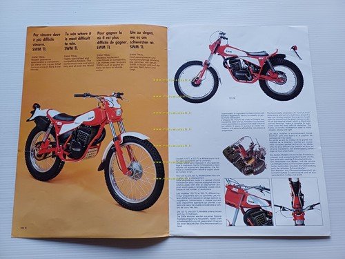 SWM Trial TL 125 - TL 320 depliant italiano originale
