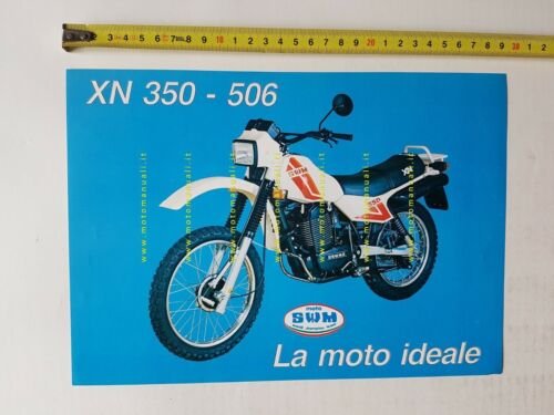 SWM XN 350 - 506 enduro depliant moto originale brochure