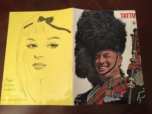 Tattù Rivista Settimana Britannica a Milano Ottobre 1965 Banda Carabinieri …