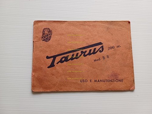 Taurus 200 mod. B 8 anni 50 manuale uso manutenzione …