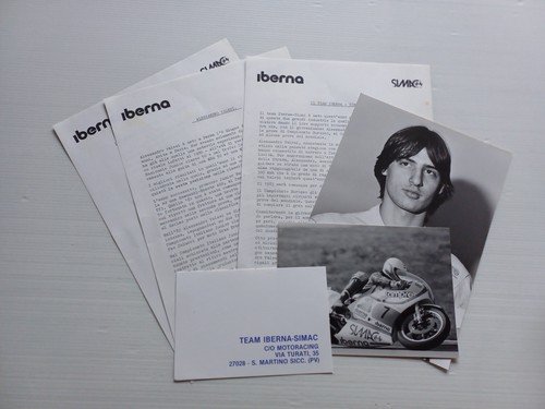 Team Iberna - A. Valesi presentazione stagione GP 1983 cartella …