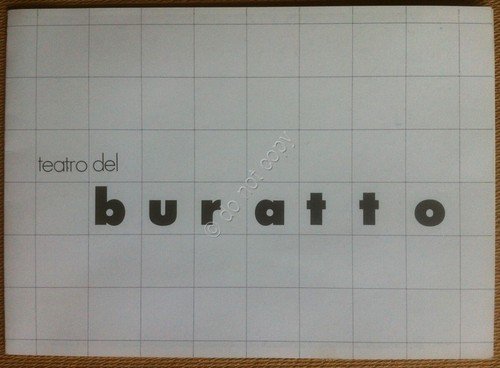 Teatro del Buratto - Anni '80 - Prospetto opera Quello …