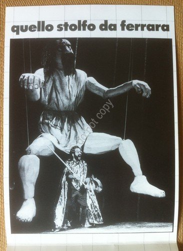Teatro del Buratto - Anni '80 - Prospetto opera Quello …