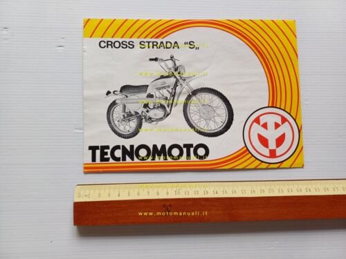 Tecnomoto 50 Cross Strada S depliant italiano originale