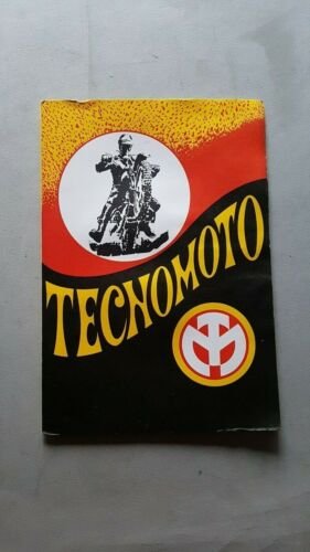 Tecnomoto catalogo produzione ciclomotori 50 1971 8 depliant originali italiano