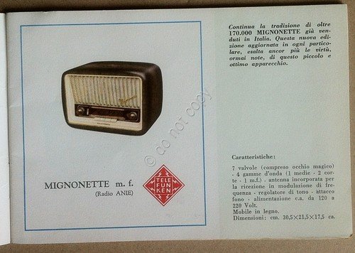 Telefunken - Libretto - Produzione 1959 1960 - Radio Televisione …