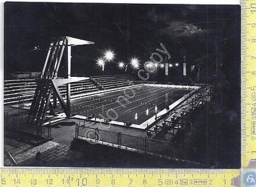 Terni - Piscina Olimpionica - by night - 1957