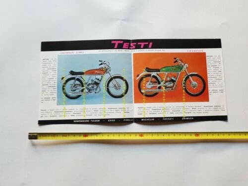 Testi 50 Champion Lusso-Champion-Trail King-Grand Prix 1971 depliant originale