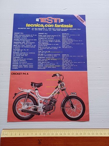 Testi 50 Jeans P6 - Cricket P4 A 1977 depliant …