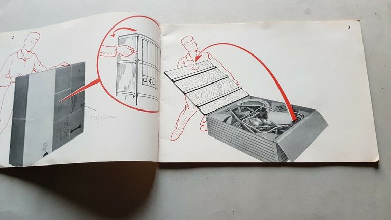 Testi 50 Porter motocarro manuale officina montaggio originale shop manual