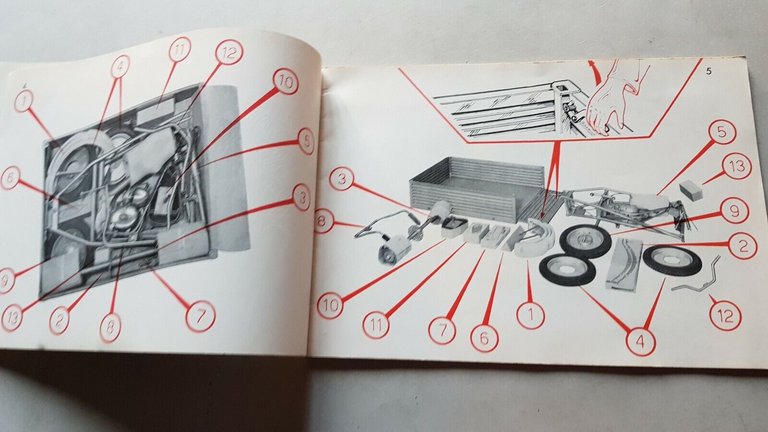 Testi 50 Porter motocarro manuale officina montaggio originale shop manual