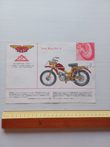 Testi 50 Trail King P4-V - Trail P4-V 1965 depliant …