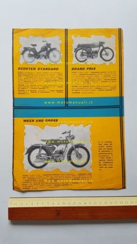 Testi 50 Weekend Cross - Grand Prix anni 60 depliant …
