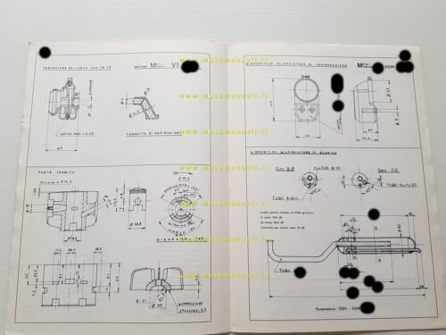 Testi Io 50 1979 scheda omologazione DGM Facsimile originale