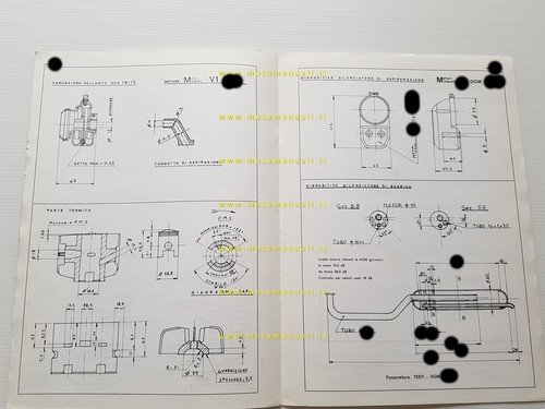 Testi Io 50 1979 scheda omologazione DGM Facsimile originale