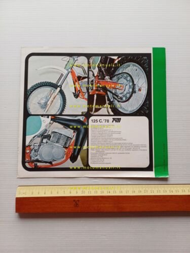 TGM 125 C 1978 Cross depliant originale italiano