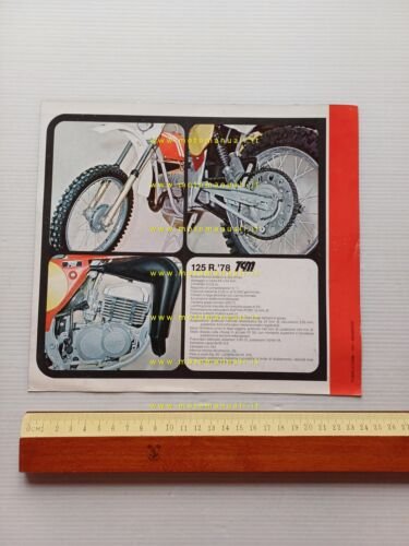 TGM 125 R 1978 Regolarità Enduro depliant originale