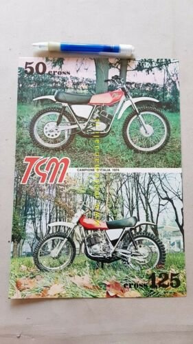 TGM Cross 125 - Cross 50 1975 depliant moto originale …