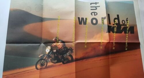 The World of KTM produzione 1998 depliant poster brochure originale