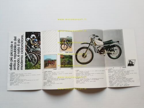 Titan catalogo produzione modelli 50 anni 70 depliant originale italiano