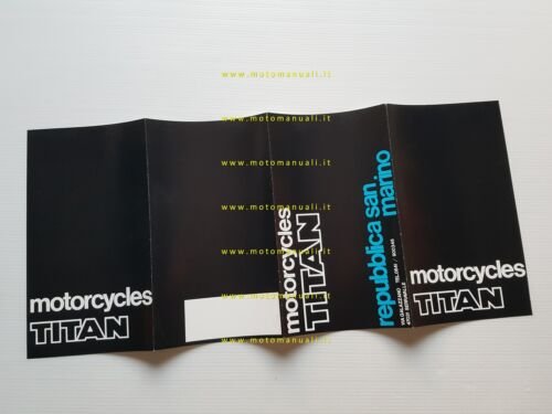 Titan catalogo produzione modelli 50 anni 70 depliant originale italiano