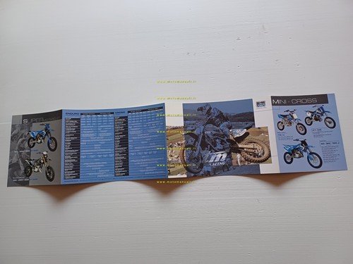 TM produzione modelli cross enduro 2006 depliant italiano originale