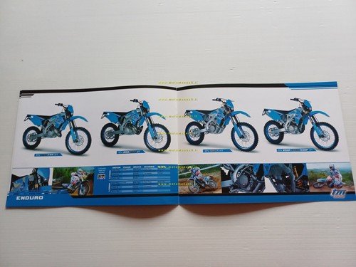 TM produzione modelli cross enduro 2010 depliant italiano originale