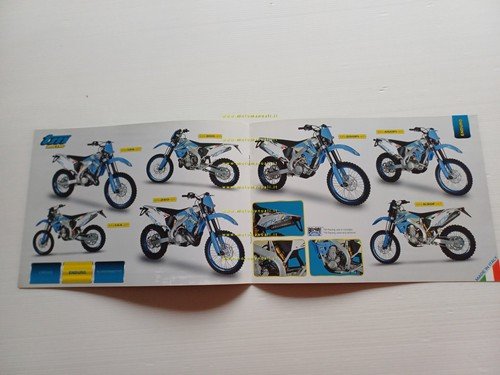 TM produzione modelli cross enduro 2011 depliant italiano originale