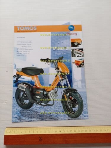 Tomos 50 Street Soul - Racing 2006 depliant originale inglese