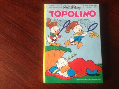 Topolino Fumetto Walt Disney 17 Aprile 1977 N.1116