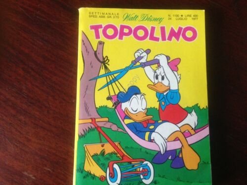 Topolino Fumetto Walt Disney 24 Luglio 1977 N.1130