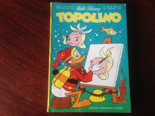 Topolino Fumetto Walt Disney 28 Agosto 1977 N.1135