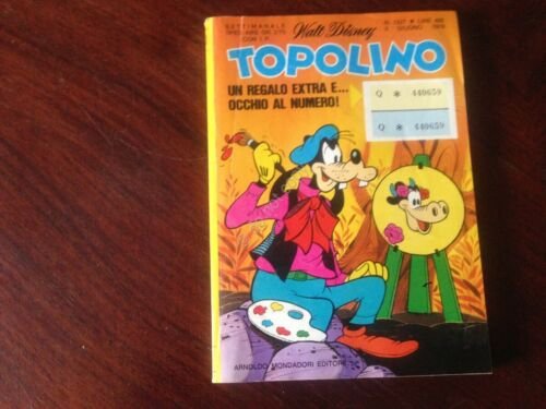 Topolino Fumetto Walt Disney 3 Giugno 1979 n. 1227