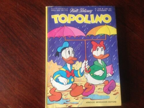 Topolino Fumetto Walt Disney 4 Novembre 1979 N.1249