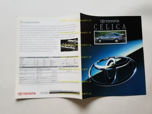 Toyota Celica 1.8 - 2.0 1993 depliant originale italiano