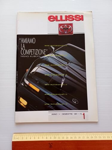 Toyota Ellissi anno 1 n. 1 1991 depliant rivista aziendale …