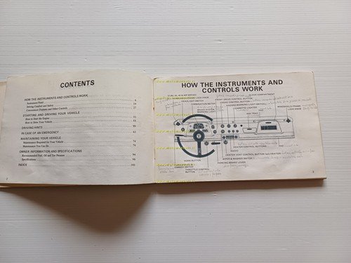 Toyota Land Cruiser 1977 manuale uso manutenzione libretto originale Inglese