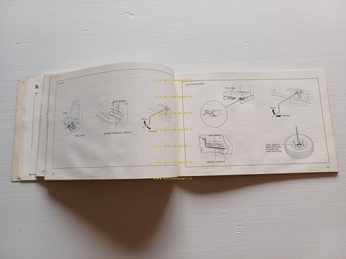 Toyota Land Cruiser 1977 manuale uso manutenzione libretto originale Inglese