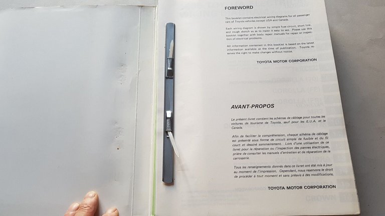 Toyota manuale officina SCHEMI ELETTRICI TUTTI MODELLI AUTO 1985