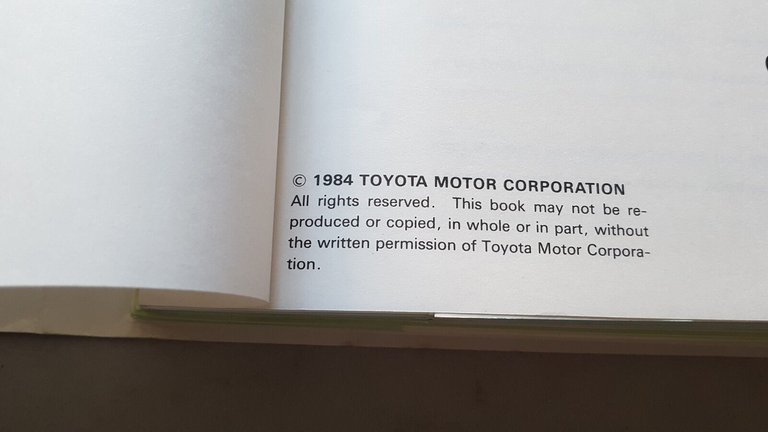 Toyota manuale officina SCHEMI ELETTRICI TUTTI MODELLI AUTO 1985
