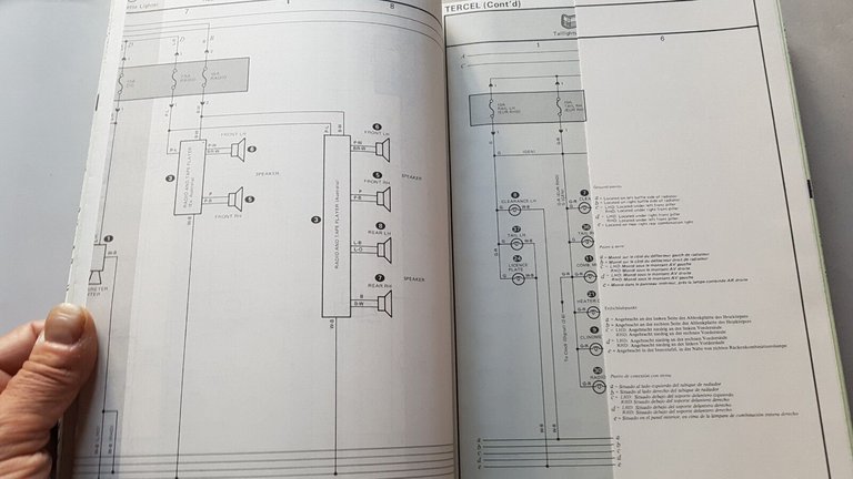 Toyota manuale officina SCHEMI ELETTRICI TUTTI MODELLI AUTO 1985