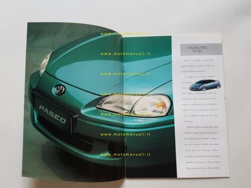 Toyota Paseo 1991 depliant originale italiano