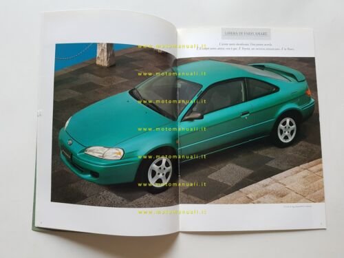 Toyota Paseo 1991 depliant originale italiano