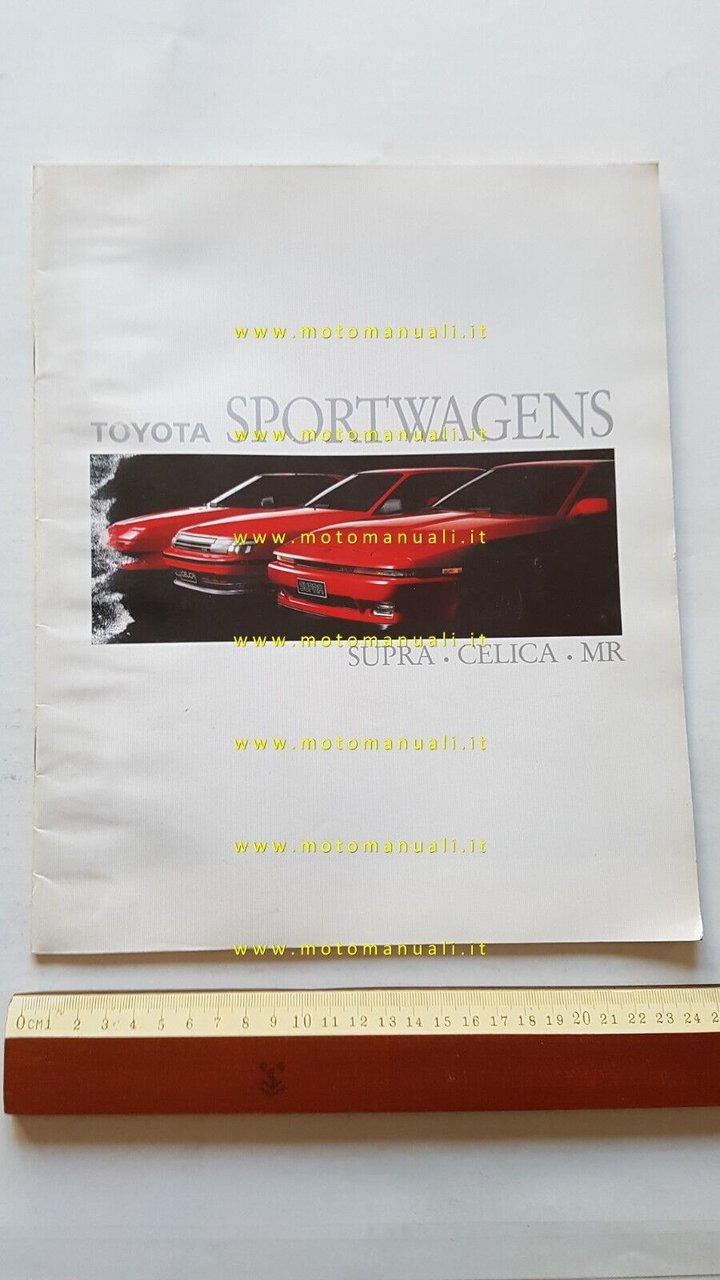 TOYOTA Supra - MR - Celica depliant originale testo OLANDESE …