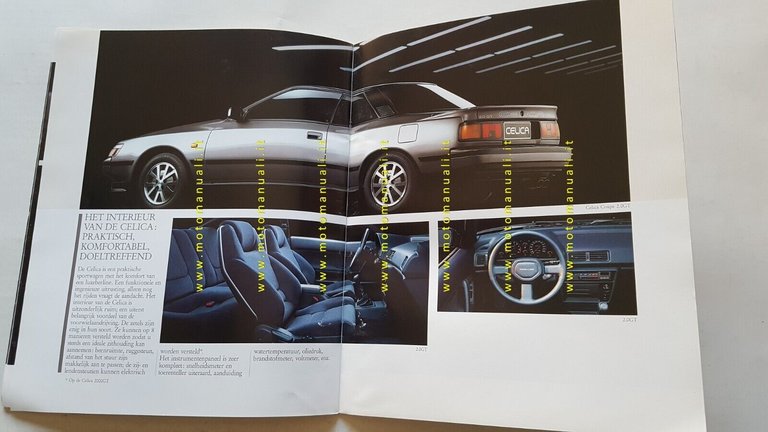 TOYOTA Supra - MR - Celica depliant originale testo OLANDESE …