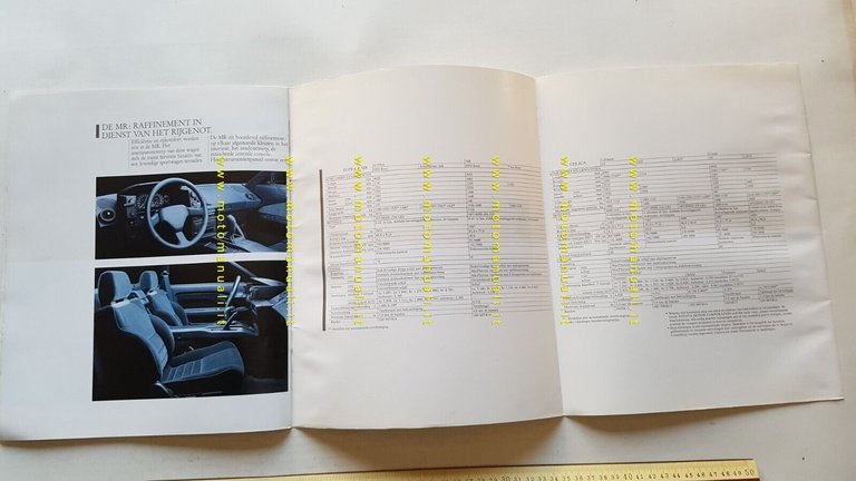 TOYOTA Supra - MR - Celica depliant originale testo OLANDESE …
