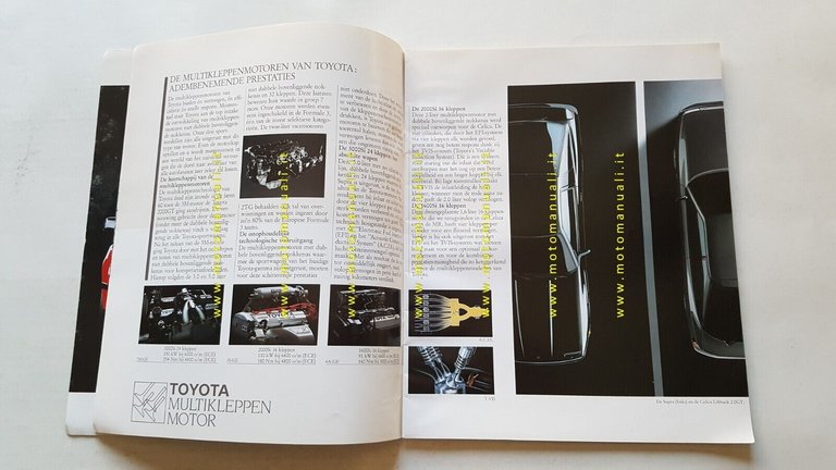 TOYOTA Supra - MR - Celica depliant originale testo OLANDESE …