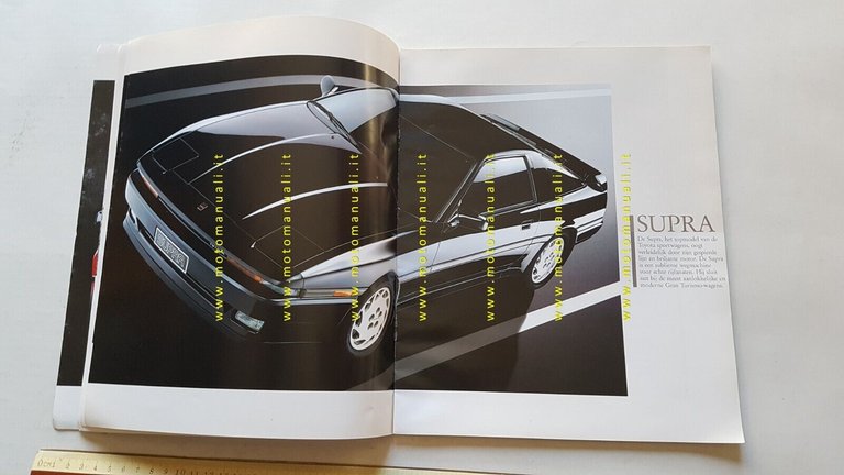 TOYOTA Supra - MR - Celica depliant originale testo OLANDESE …