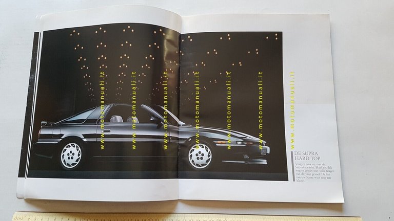 TOYOTA Supra - MR - Celica depliant originale testo OLANDESE …